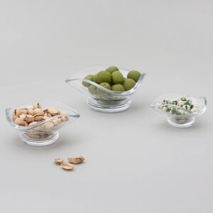 NWT SIN Urch glass decorative bowls set of 3